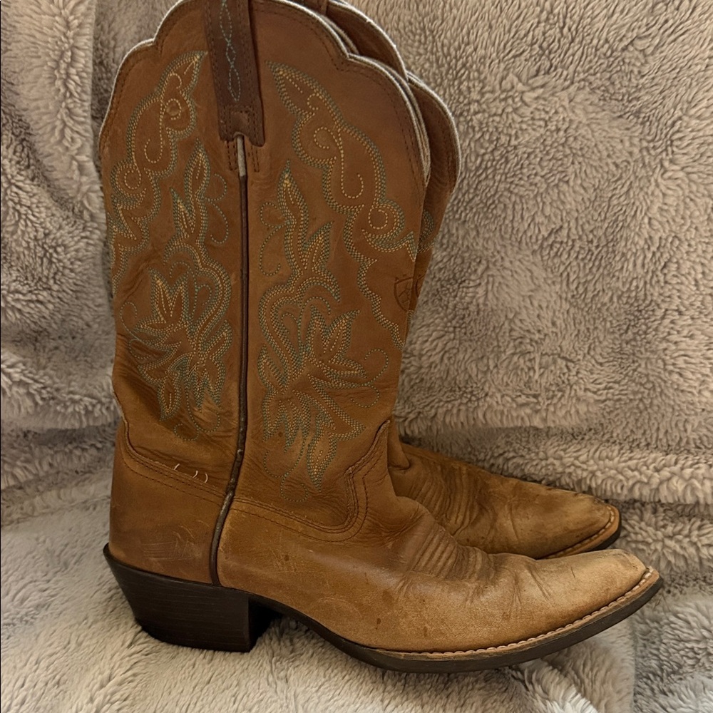 Brown Artiat Western Cowboy Boots - Picture 3 of 12
